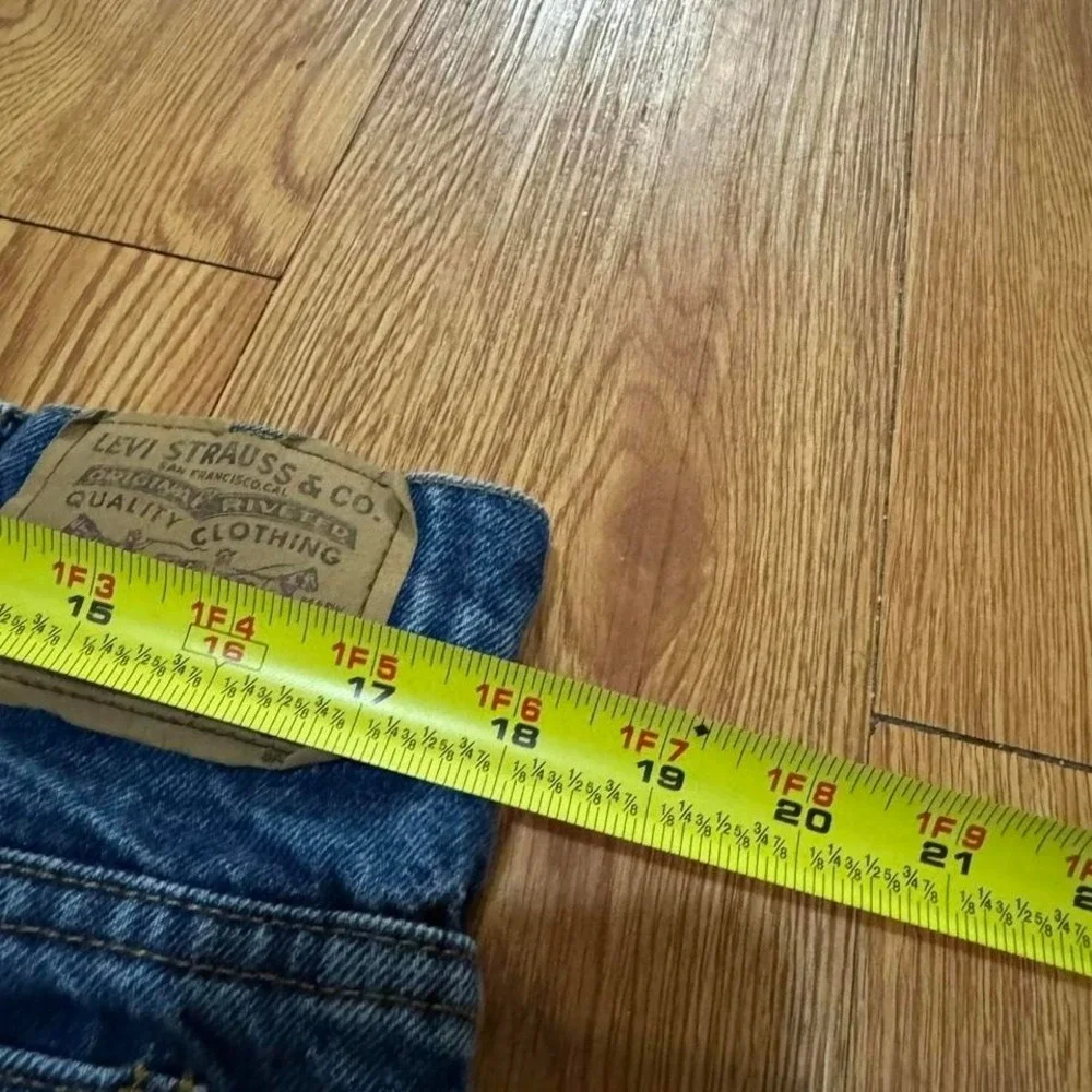 Levi's Men's Jeans 70s 80s 517 Boot Cut Dark Blue Cowboy Measures 36x28‎